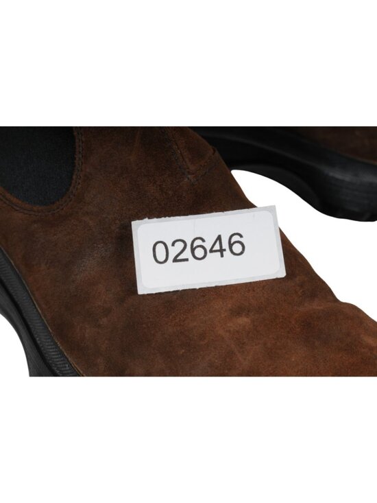 Prada Men Brixxen Chelsea Boots Size US 10.5 UK 9.5 Brown Suede Chunky Sole main image 8